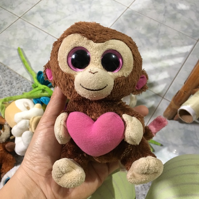 Set 8 thú bông mắt thuỷ tinh