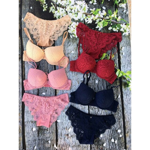 Bộ đồ lót nữ dày . bộ pinkdear siêu đẩy hàng xách tay