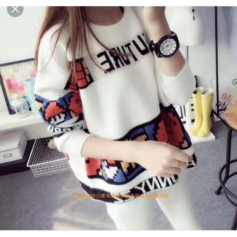 Áo len mua trên live