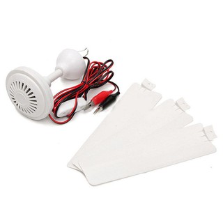 12V Solar 3 Blade Ceiling Emergency Fan Powerful Caravan Camping w/ Switch
