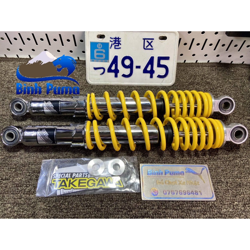 Phuộc TAKEGAWA Size 330mm Vàng Nice