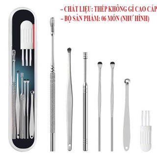 Dụng cụ lấy ráy tai, nhíp lấy ráy tai, bộ ngoáy tai