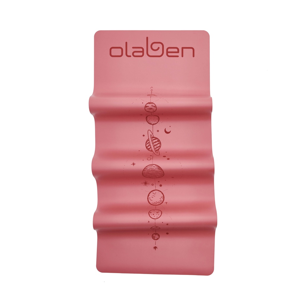 OLABEN Thảm tập yoga gym cao su thuần chay hoạ tiết ngân hà Vegan Charm Galaxy