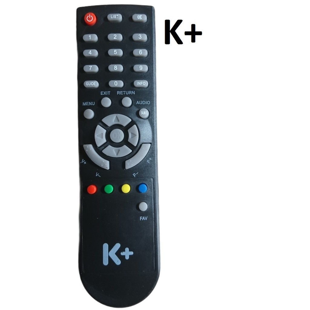 Điều khiển đầu thu K+,Remote điều khiển đầu thu K+ đời cũ