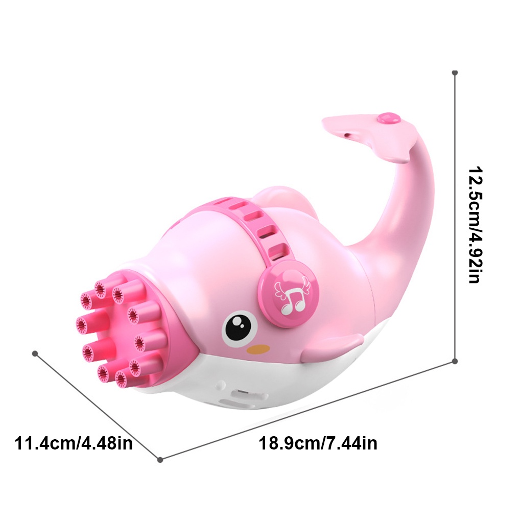 Bubble Machine Electric 10 Holes Bubble Maker Animal Shape Portable Children Summer Toy[sneaky]