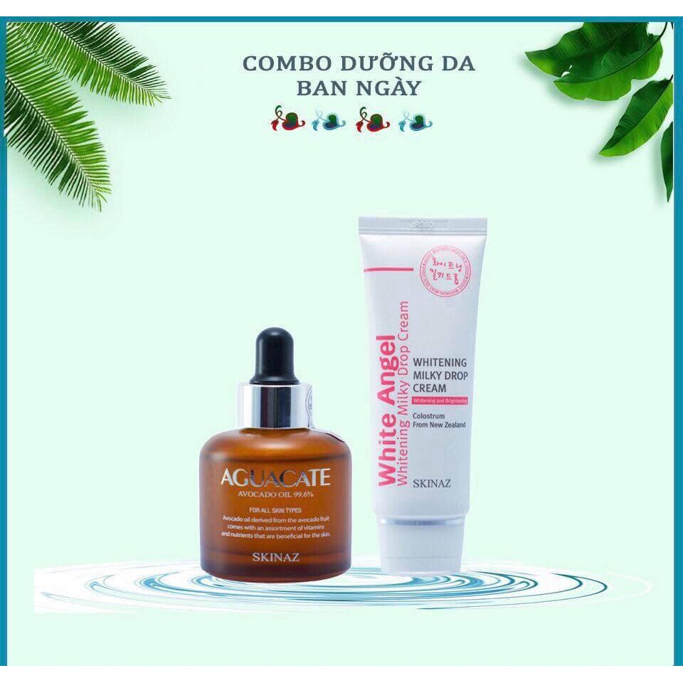 Combo dưỡng da ban ngày cao cấp Skinaz