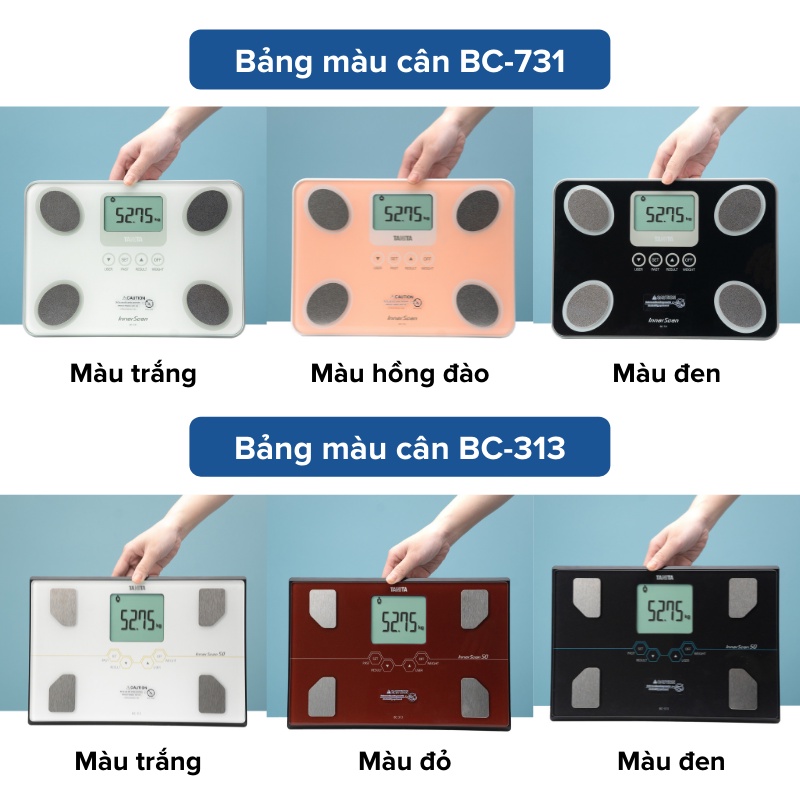 Cân điện tử thông minh phân tích 10 chỉ số cơ thể, cân phân tích chỉ số cơ thể Tanita Nhật Bản cực bền cực chính xác