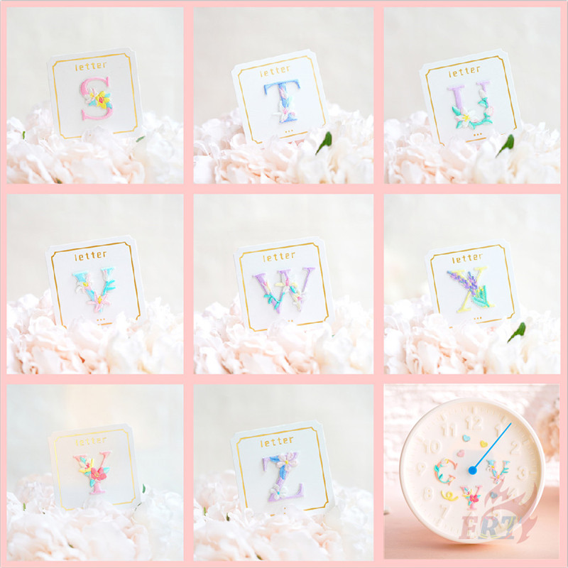 Miếng Vá Ủi Quần Áo Hình Hoa Và Chữ Cái Dễ Thương