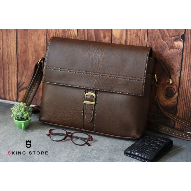 Túi đeo chéo vừa khổ A4 - Hàng y như hình