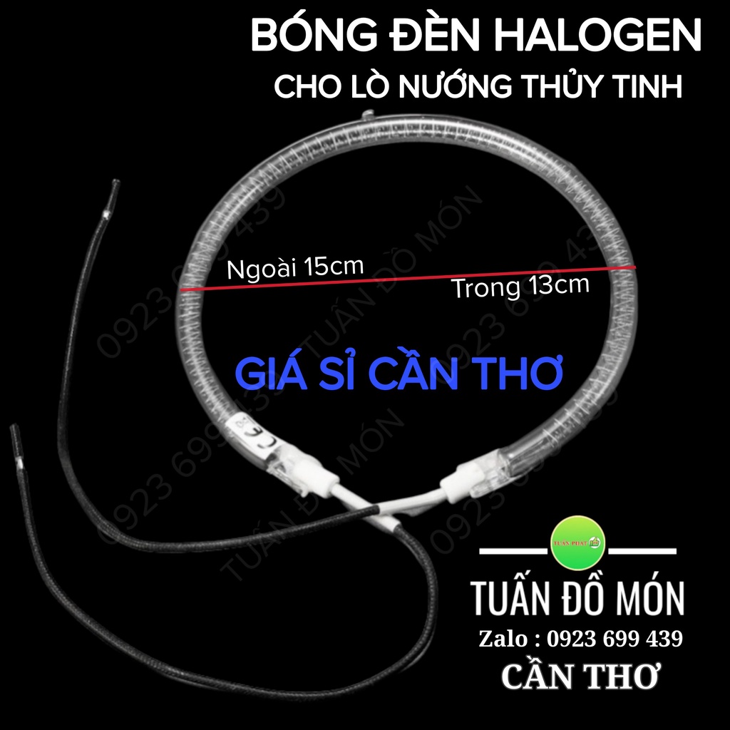 Bóng Đèn Halogen 15cm Thay Thế Cho Lò Nướng Thủy Tinh phụ kiện linh kiện phụ tùng chính hãng