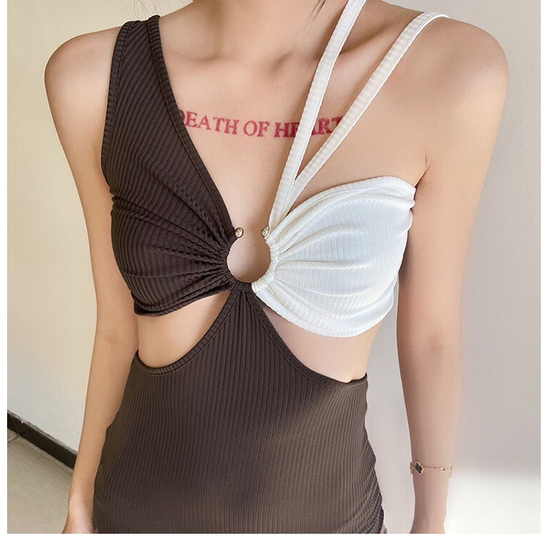 Váy Hai Dây Body Khoét Eo Sexy