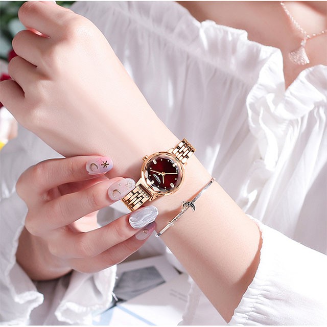 Đồng hồ nữ đẹp chính hãng, đồng hồ nữ thời trang dây thép đẹp chính hãng LANGLISHI loại tốt cao cấp DH01B - Aka Mart | BigBuy360 - bigbuy360.vn