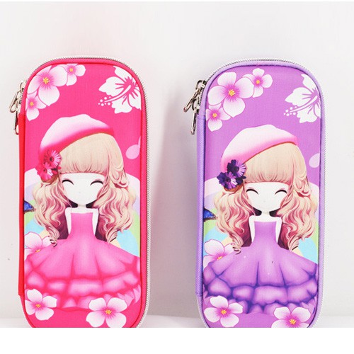 Hộp bút 3D in hình hoạt hình cho bé trai và gái