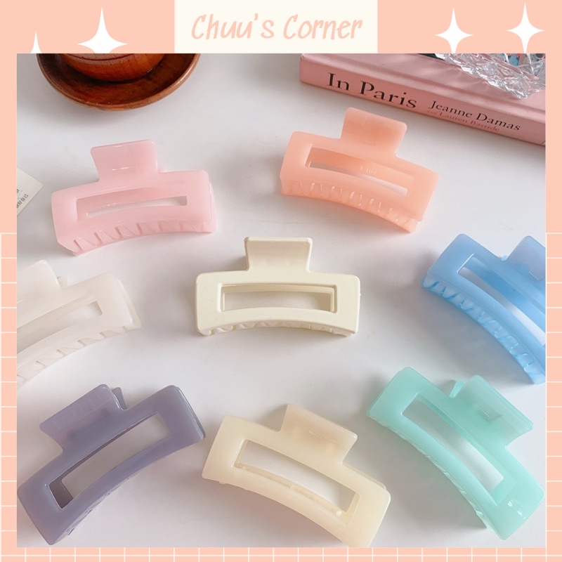 Kẹp tóc nữ phong cách hàn quốc nhiều màu nhẹ nhàng