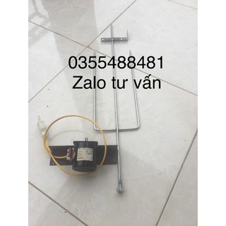 bộ mô tơ giảm tốc 220v - 14w + xiên nướng gà vịt ngan cá tiện dụng
