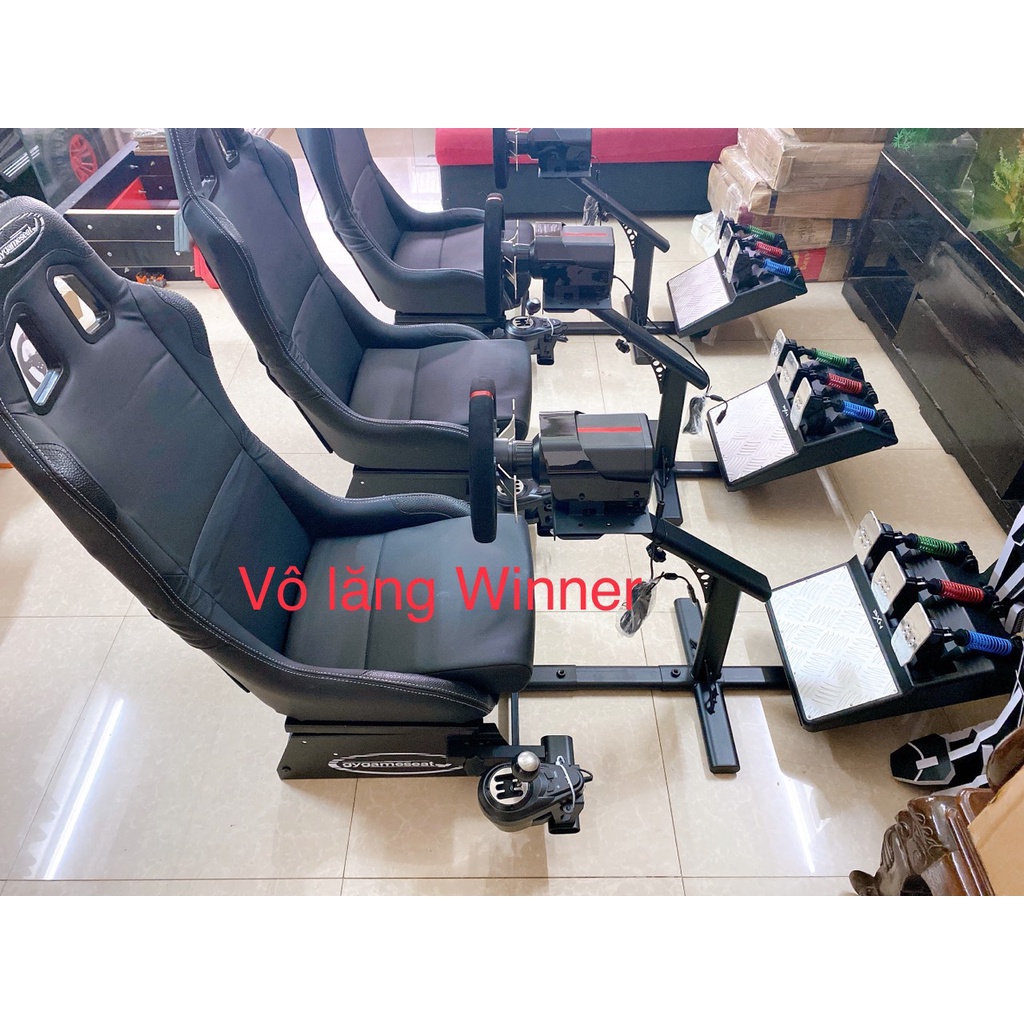 Combo vô lăng chơi game PXN v10 + playseat Evolution