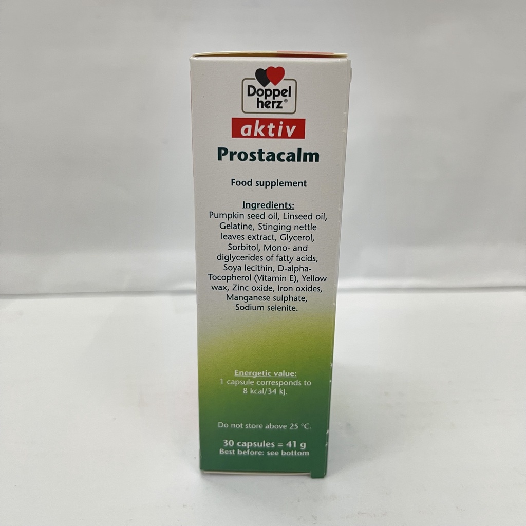 Prostacalm Aktiv Hỗ trợ giảm u xơ tiền liệt tuyến - Chính hãng Doppelherz Aktiv từ Đức, giảm tiểu đêm