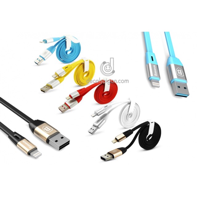 Dây sạc tự ngắt Baseus iphone 5/6/7/