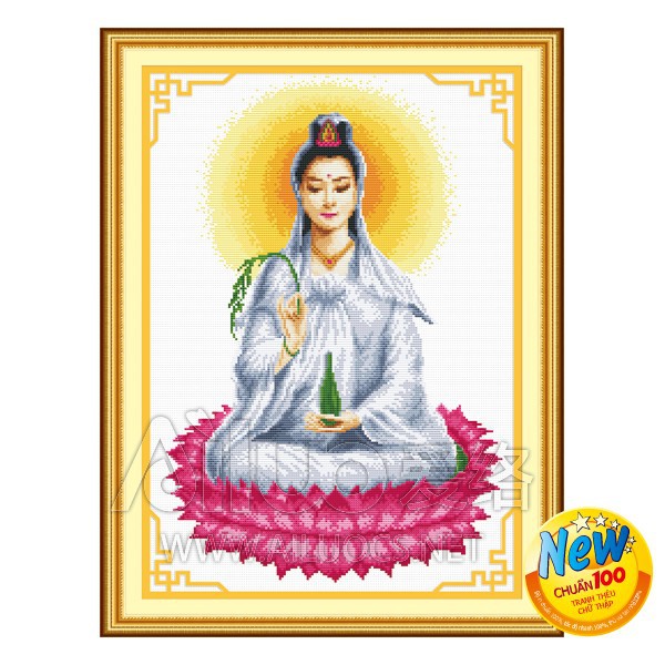 Tranh thêu Quan Âm 51378