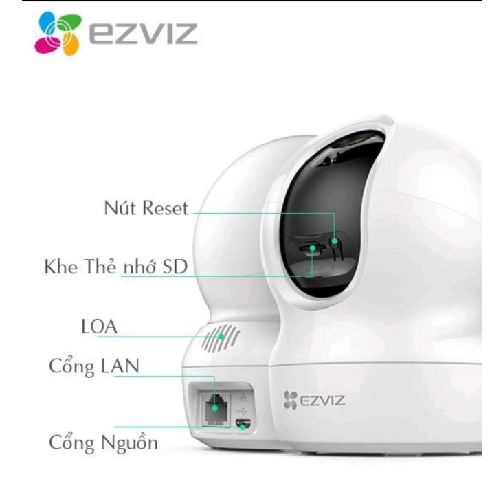 Camera Wifi Không Dây Giám Sát Gia Đình Ezviz CV246 C6N Full HD 1080P 2MP- Xoay 360 °