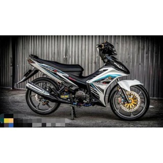 Tem xe EXCITER 135 TRẮNG ĐEN