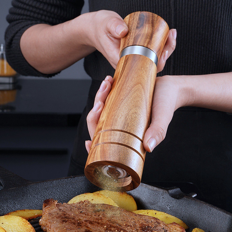 Lọ Xay Tiêu Muối Bằng Gốm Sứ Có Thể Điều Chỉnh Tiện Dụng