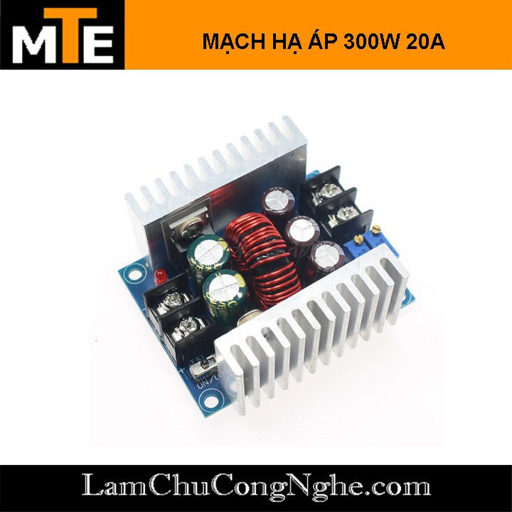 Mạch hạ áp 300W 20A Module buck DC DC 6-40V xuống 1.2-36V