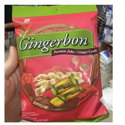 Kẹo Dẻo Gừng Gingerbon Gói 125g x 31 viên