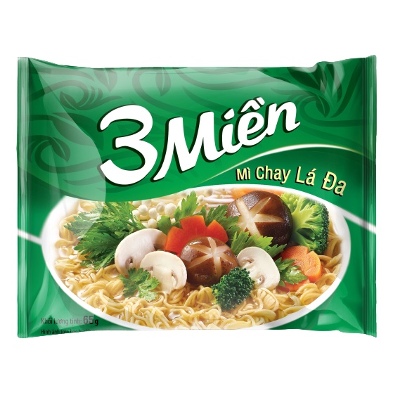 1 Gói Mì 3 Miền vị Tôm Chua Cay/Chay Lá Đa/Tôm Hùm/Bò Hầm/Chua Cay 3 Cấp Độ