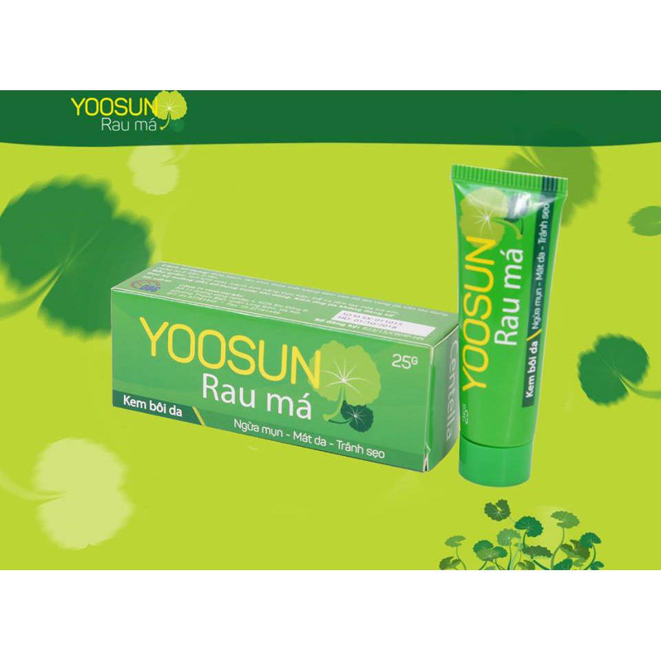 COMBO 10 HỘP YOOSUN RAU MÁ - [CHÍNH HÃNG TỪ NHÀ SẢN XUẤT]