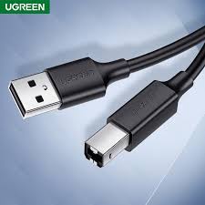 Cáp USB máy in Cao Cấp Ugreen 10845 10327 10328 10329 US104 Chính Hảng (USB 2.0 A Male to B Male)