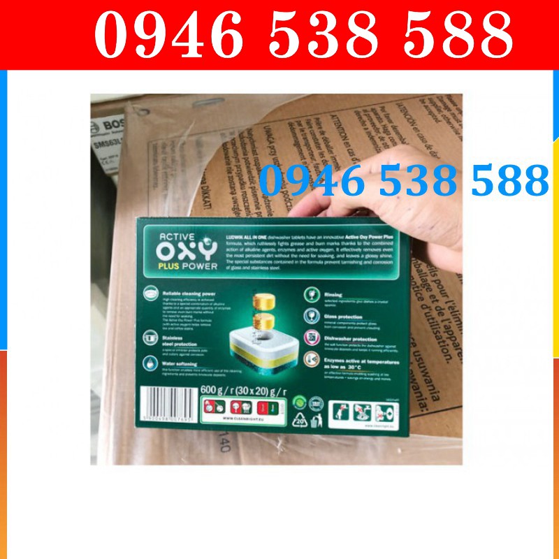 Viên rửa bát Ludwik 50 viên (km 100 gam muối)