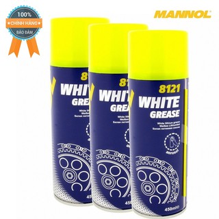 Mỡ Bò Trắng MANNOL White Grease 8121 450ml – HB AUTO