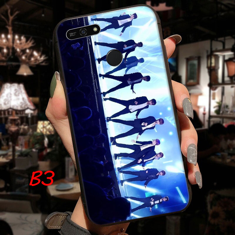 Ốp Lưng Silicone Mềm In Hình Wanna One Huawei Y6 2018 / Y7 2019 / Y6 Prime / Y7 Prime 2019