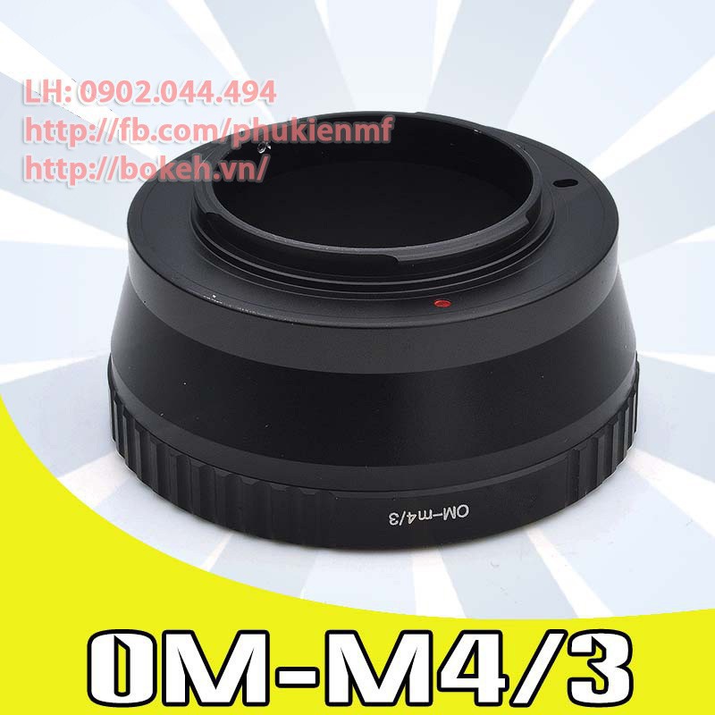 OM-M4/3 Mount adapter chuyển lens ngàm Olympus OM sang body ngàm M4/3 Micro Four Thirds ( OLYMPUS-OM M43 )