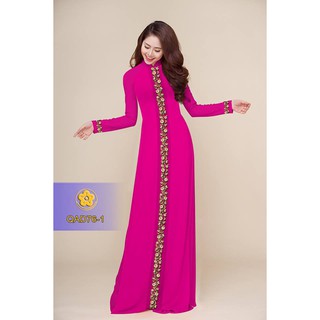 Vải Áo Dài Tằm Ý, Lụa Nhật  QAD76