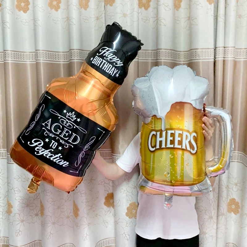 Bong Bóng Kính Hình Ly Rượu Sâm Panh Dùng Trang Trí Tiệc Cưới / Sinh Nhật / Giáng Sinh / Sự Kiện