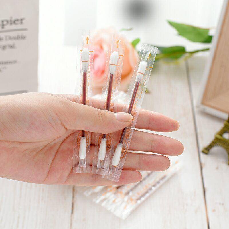 Set 100 Que Tăm Bông Cồn Y Tế Dùng Để Vệ Sinh Tai / Mũi / Vết Thương