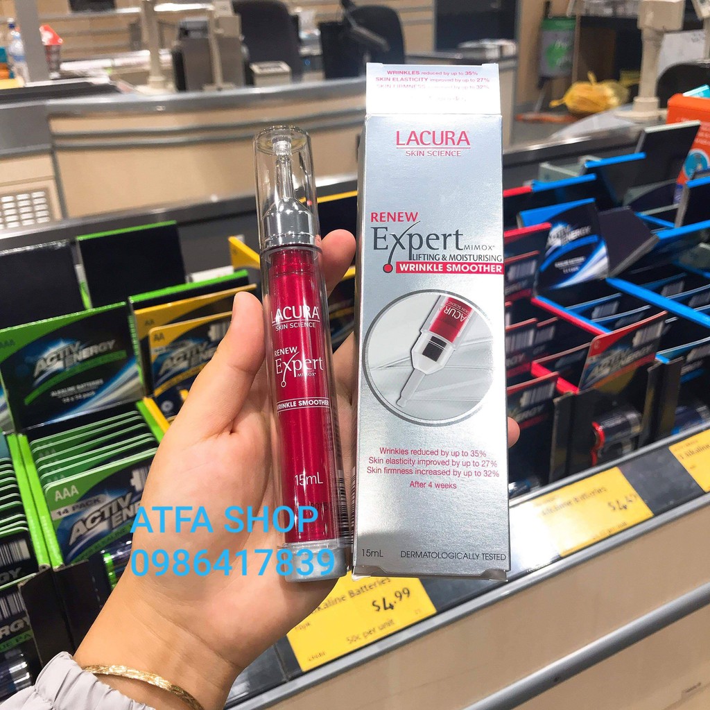 lacura wrinkle smoother