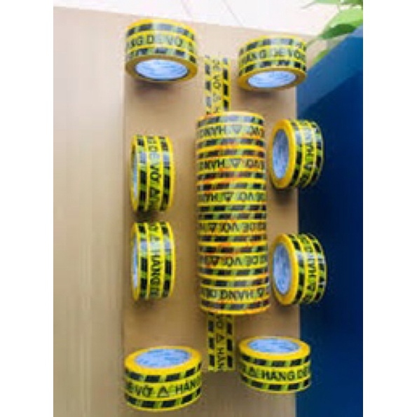 Băng dính, băng keo hàng dễ vỡ, dán thùng (1 cuộn 120Gr)