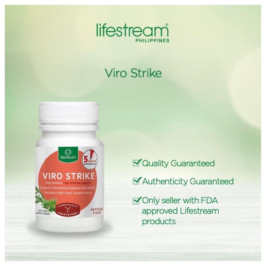 [Hỏa tốc] Viên uống kích hoạt hệ miễn dịch Lifestream Viro Strike (30 viên)