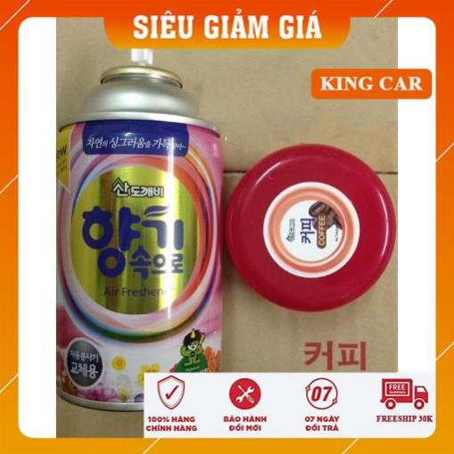 Bình xịt thơm khử mùi ô tô hương cafe - hàn quốc - Shop KingCar