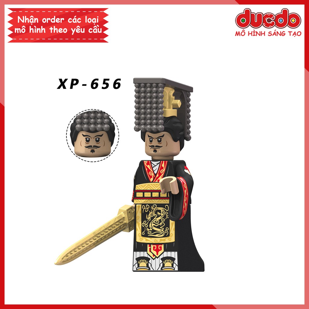 Minifigures lính Tần vương Tần Thủy Hoàng - Đồ chơi Lắp ghép Xếp hình Mini trung cổ Koruit KT1088