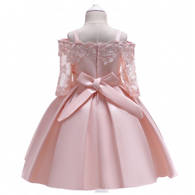 Đầm Công Chúa Cao Cấp Kiểu Trễ Vai vs Phối Ren Tay Lỡ... Cho Bé Từ 03-10 Tuổi.