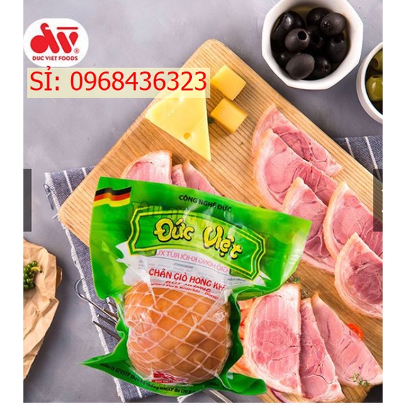Chân giò hong khói rút xương ĐỨC VIỆT, Date luôn mới. gói 400g