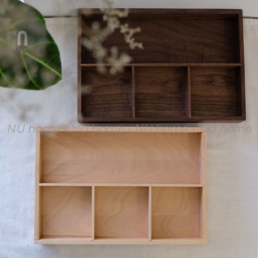 nuhome.vn | Khay gỗ đa năng - Kebo, khay đựng bút bằng gỗ, hộp đựng bút để bàn cao cấp thiết kế theo phong cách Nhật Bản