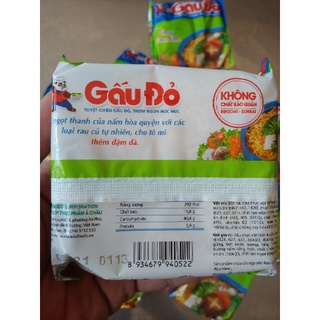 Mì Chay Gấu Đỏ 65g