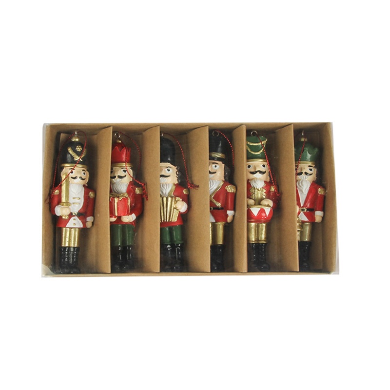 Set 6 Mô Hình Tượng Lính Chì Trang Trí Cây Thông Noel