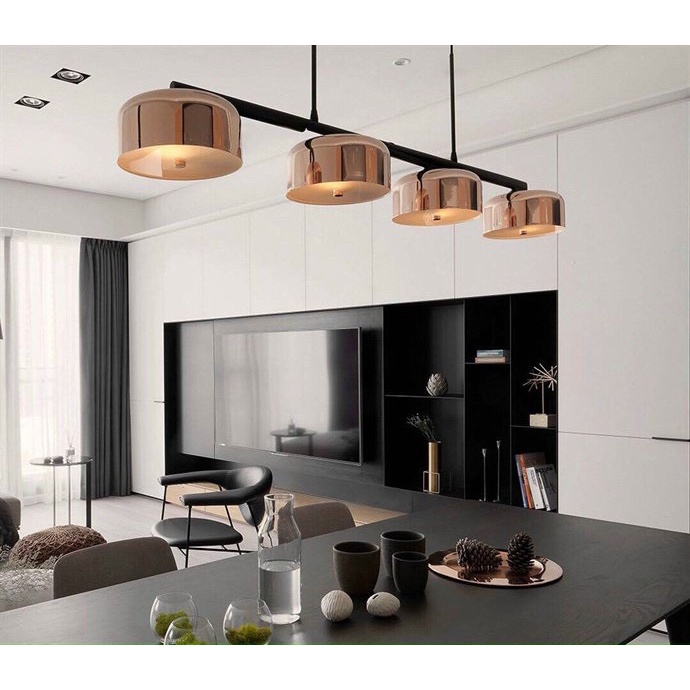 Đèn chùm thả MONSKY LASIHUM 4 bóng - 10 bóng cao cấp sang trọng