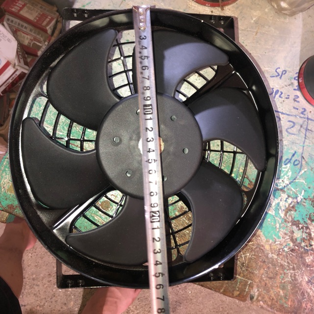 Quạt dàn nóng 26cm 12v 24v